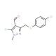 5-Chloro-3-{[(4-chlorophenyl)sulfanyl]methyl}-1-methyl-1H-pyrazole-4-carbaldehyde - chemical structure image