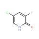 5-Chloro-3-fluoro-2-hydroxypyridine (CAS 514797-96-7) - chemical structure image