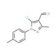 5-Chloro-3-methyl-1-(p-tolyl)-1H-pyrazole-4-carboxaldehyde (CAS 350997-70-5) - chemical structure image