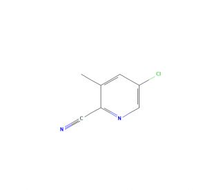 5-Chloro-3-methylpyridine-2-carbonitrile (CAS 156072-84-3) - chemical structure image