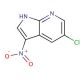 5-Chloro-3-nitro-1H-pyrrolo[2,3-b]pyridine (CAS 1033463-33-0) - chemical structure image