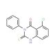 5-Chloro-3-phenyl-2-thioxo-2,3-dihydro-4(1H)-quinazolinone - chemical structure image