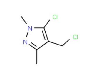 5-chloro-4-(chloromethyl)-1,3-dimethyl-1H-pyrazole - chemical structure image