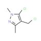 5-chloro-4-(chloromethyl)-1,3-dimethyl-1H-pyrazole - chemical structure image