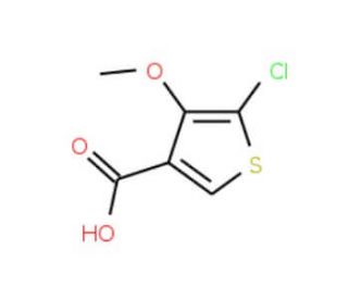 5-Chloro-4-methoxythiophene-3-carboxylic acid (CAS 133659-14-0) - chemical structure image