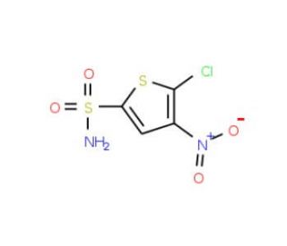 5-chloro-4-nitrothiophene-2-sulfonamide (CAS 61714-46-3) - chemical structure image