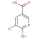 5-Chloro-6-hydroxynicotinic acid (CAS 54127-63-8) - chemical structure image