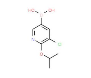 5-Chloro-6-isopropoxypyridine-3-boronic acid (CAS 1150114-69-4) - chemical structure image