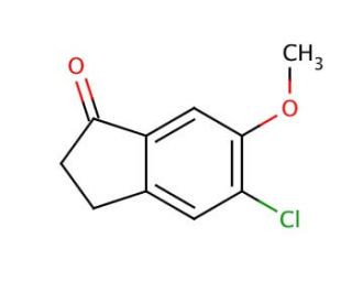 5-Chloro-6-methoxy-1-indanone (CAS 344305-70-0) - chemical structure image