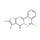 5-Chloro-8,9-dimethyl-10-thia-6,6a,11-triaza-cyclopenta[b]phenanthren-7-one - chemical structure image