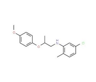 5-Chloro-N-[2-(4-methoxyphenoxy)propyl]-2-methylaniline - chemical structure image