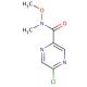5-Chloro-N-methoxy-N-methyl-2-pyrazinecarboxamide - chemical structure image