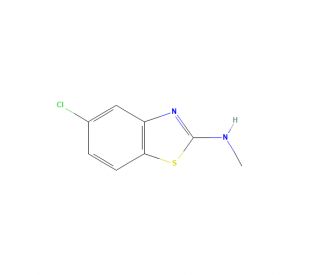 5-Chloro-N-methyl-2-benzothiazolamine (CAS 34551-17-2) - chemical structure image