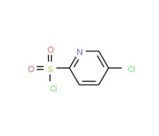 5-Chloro-pyridine-2-sulfonyl chloride (CAS 885277-08-7) - chemical structure image