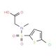[(5-Chloro-thiophene-2-sulfonyl)-methyl-amino]-acetic acid - chemical structure image