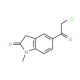 5-(chloroacetyl)-1-methyl-1,3-dihydro-2H-indol-2-one - chemical structure image