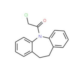 5-(chloroacetyl)-10,11-dihydro-5H-dibenzo[b,f]azepine (CAS 3534-05-2) - chemical structure image