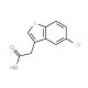 5-Chlorobenzo[b]thiophene-3-acetic acid (CAS 17266-30-7) - chemical structure image