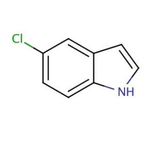 5-Chloroindole (CAS 17422-32-1) - chemical structure image