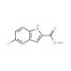5-Chloroindole-2-carboxylic acid methyl ester (CAS 87802-11-7) - chemical structure image