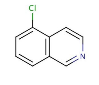 5-Chloroisoquinoline (CAS 5430-45-5) - chemical structure image