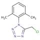 5-(chloromethyl)-1-(2,6-dimethylphenyl)-1H-1,2,3,4-tetrazole - chemical structure image