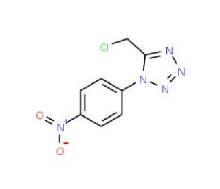 5-Chloromethyl-1-(4-nitro-phenyl)-1H-tetrazole - chemical structure image