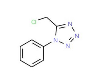 5-(chloromethyl)-1-phenyl-1H-tetrazole (CAS 64473-40-1) - chemical structure image
