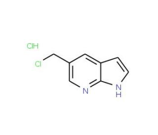 5-Chloromethyl-1H-pyrrolo[2,3-b]pyridinehydrochloride (CAS 900514-05-8) - chemical structure image