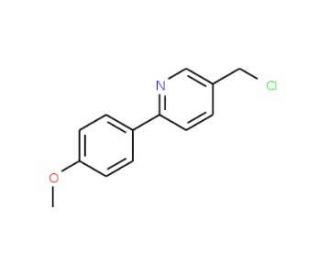 5-(Chloromethyl)-2-(4-methoxyphenyl)pyridine (CAS 886361-72-4) - chemical structure image