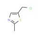 5-(chloromethyl)-2-methyl-1,3-thiazole - chemical structure image