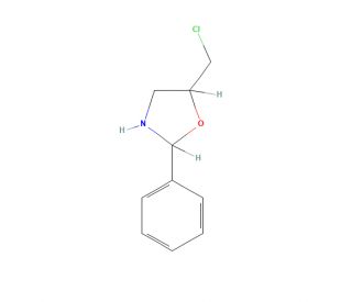 5-(Chloromethyl)-2-phenyloxazolidine (CAS 69157-36-4) - chemical structure image