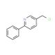 5-(Chloromethyl)-2-phenylpyridine (CAS 5229-40-3) - chemical structure image