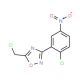 5-Chloromethyl-3-(2-chloro-5-nitro-phenyl)-[1,2,4] oxadiazole - chemical structure image