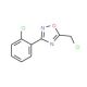 5-Chloromethyl-3-(2-chloro-phenyl)-[1,2,4]oxadiazole (CAS 50737-32-1) - chemical structure image