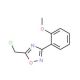 5-(chloromethyl)-3-(2-methoxyphenyl)-1,2,4-oxadiazole (CAS 110704-43-3) - chemical structure image