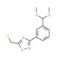 5-(Chloromethyl)-3-[3-(dimethoxymethyl)phenyl]-1,2,4-oxadiazole - chemical structure image