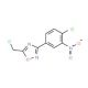 5-Chloromethyl-3-(4-chloro-3-nitro-phenyl)-[1,2,4]oxadiazole (CAS 187399-90-2) - chemical structure image