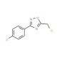 5-Chloromethyl-3-(4-chloro-phenyl)-[1,2,4]oxadiazole (CAS 57238-75-2) - chemical structure image