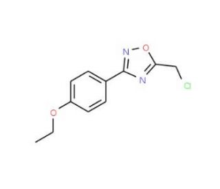 5-(chloromethyl)-3-(4-ethoxyphenyl)-1,2,4-oxadiazole - chemical structure image