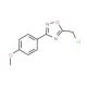 5-(chloromethyl)-3-(4-methoxyphenyl)-1,2,4-oxadiazole (CAS 57238-76-3) - chemical structure image