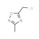 5-(chloromethyl)-3-methyl-1,2,4-oxadiazole (CAS 1192-81-0) - chemical structure image