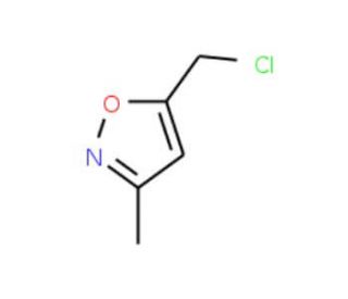 5-(chloromethyl)-3-methylisoxazole (CAS 40340-41-8) - chemical structure image