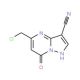 5-(chloromethyl)-7-hydroxypyrazolo[1,5-a]pyrimidine-3-carbonitrile - chemical structure image