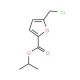 5-Chloromethyl-furan-2-carboxylic acid isopropyl ester (CAS 90416-47-0) - chemical structure image