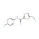 5-(chloromethyl)-N-(4-chlorophenyl)-1,3,4-thiadiazole-2-carboxamide - chemical structure image