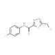 5-(chloromethyl)-N-(4-fluorophenyl)-1,3,4-thiadiazole-2-carboxamide - chemical structure image