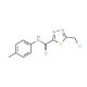 5-(chloromethyl)-N-(4-methylphenyl)-1,3,4-thiadiazole-2-carboxamide - chemical structure image