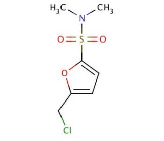 5-(chloromethyl)-N,N-dimethylfuran-2-sulfonamide - chemical structure image