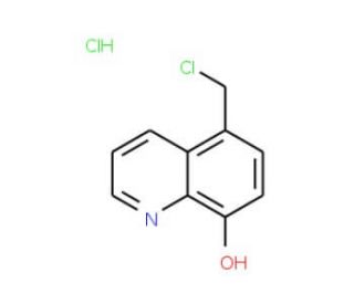 5-(chloromethyl)quinolin-8-ol hydrochloride (CAS 4053-45-6) - chemical structure image